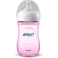 Philips Avent SCF034-17 - Biberón natural de 260 ml- rosa